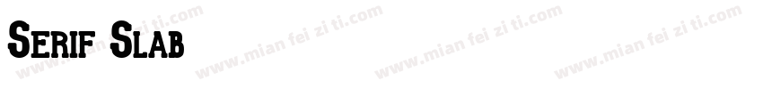 Serif Slab字体转换